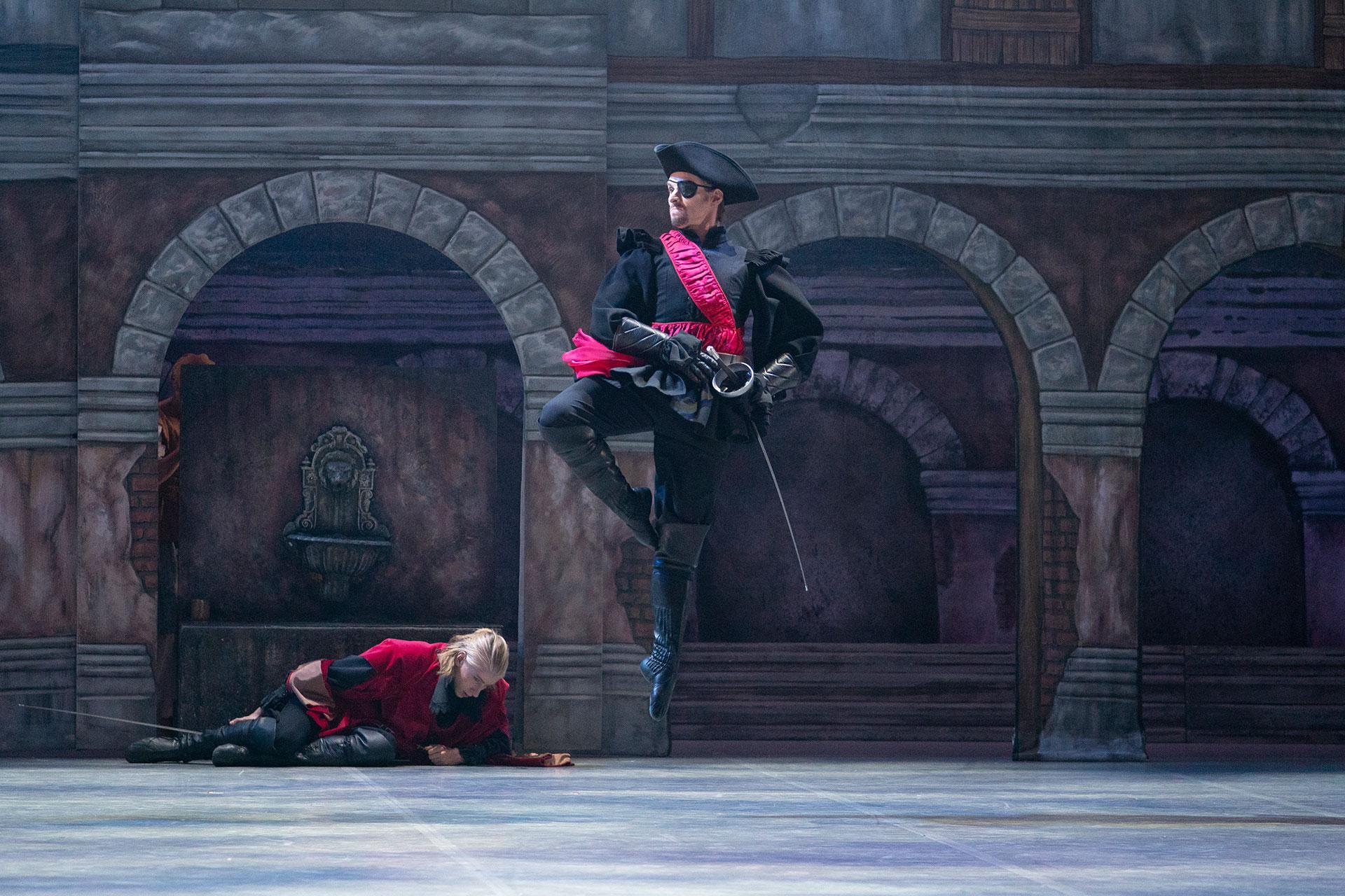 After a successful skirmish, Rochfort surveys the scene of the battle