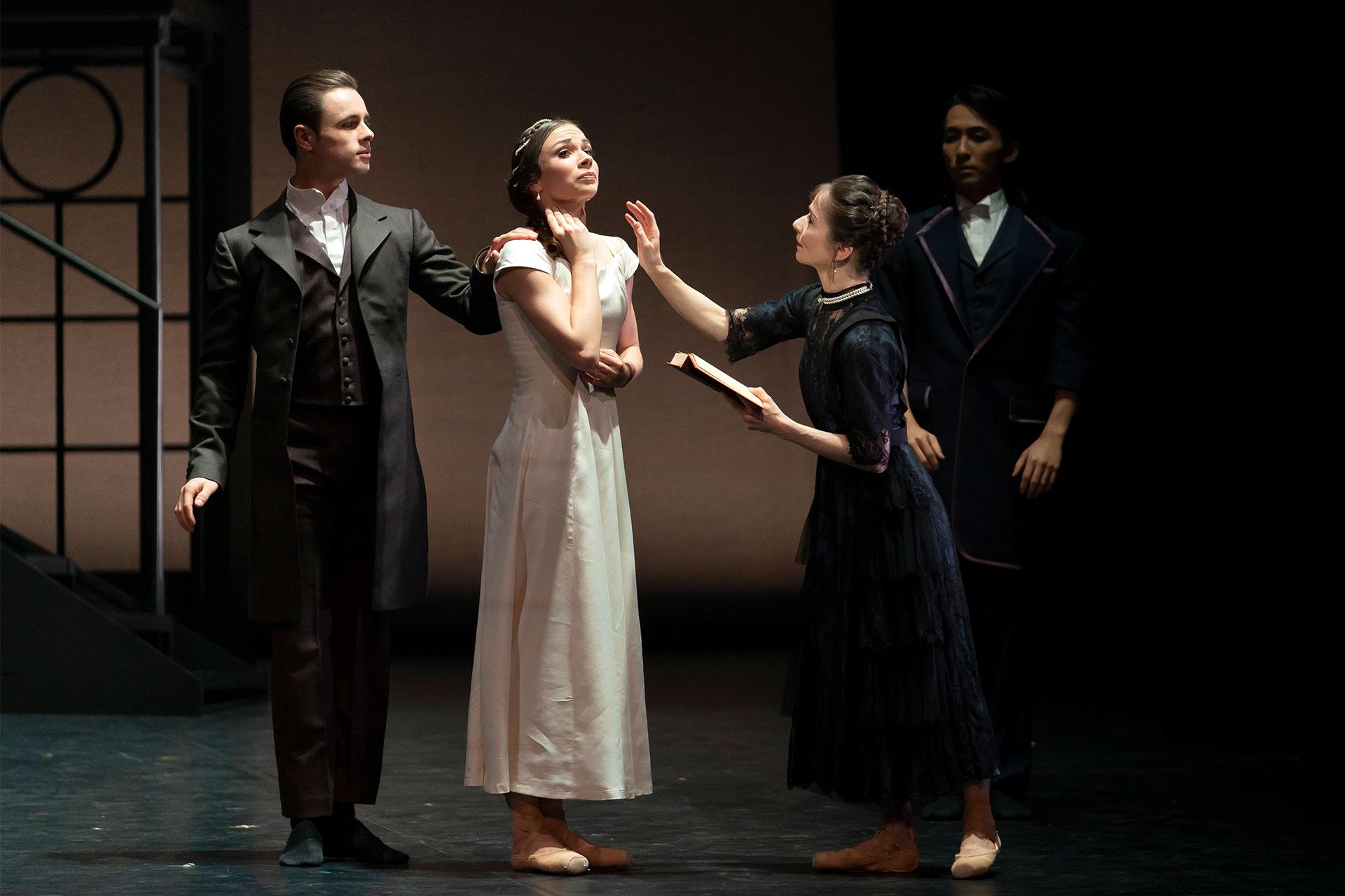 Gavin McCaig, Abigail Prudames, Pippa Moore and Riku Ito in Victoria. Photo Emma Kauldhar