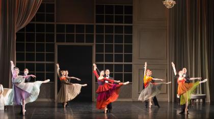 There's a great ball at the house by the lake